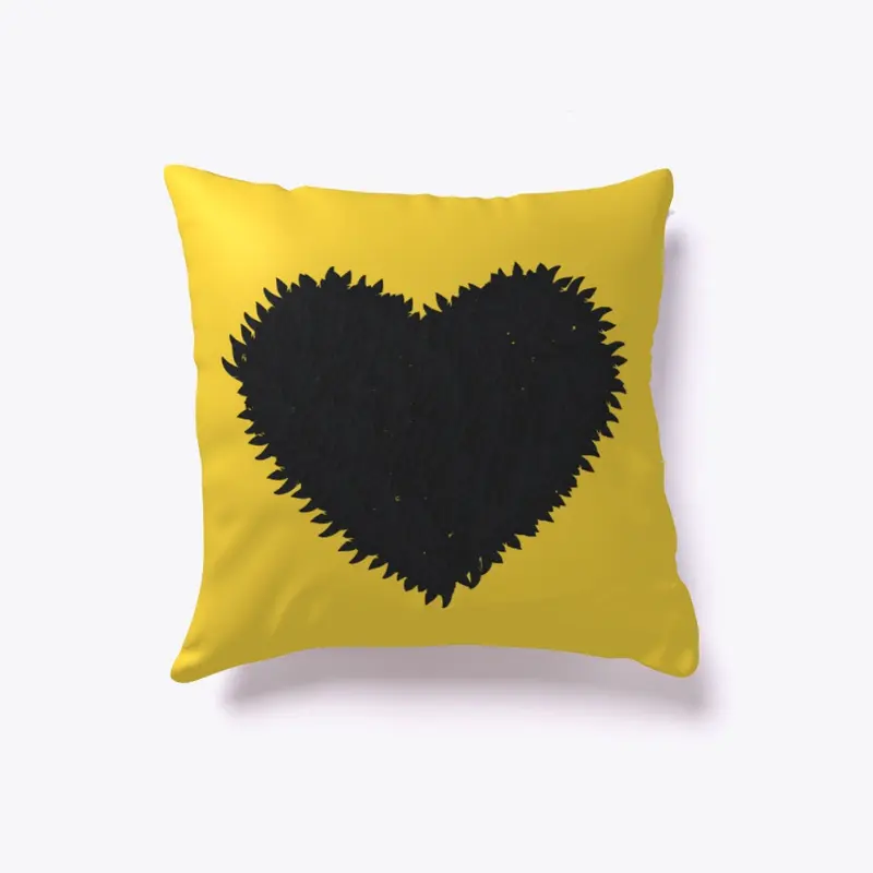 Heart shape pillow design 