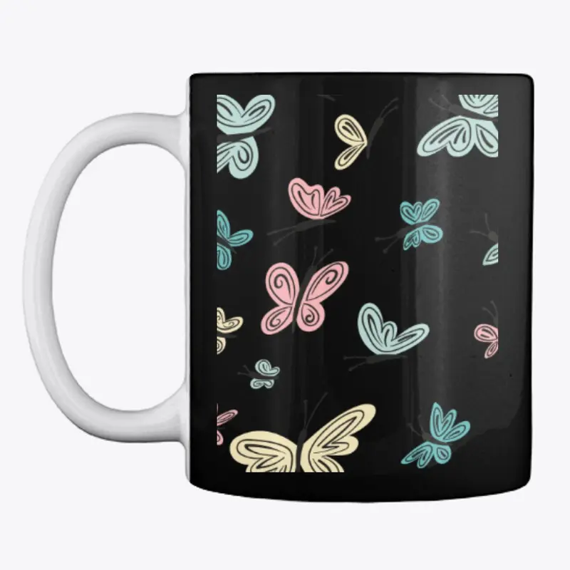 cute butterfly animal design 