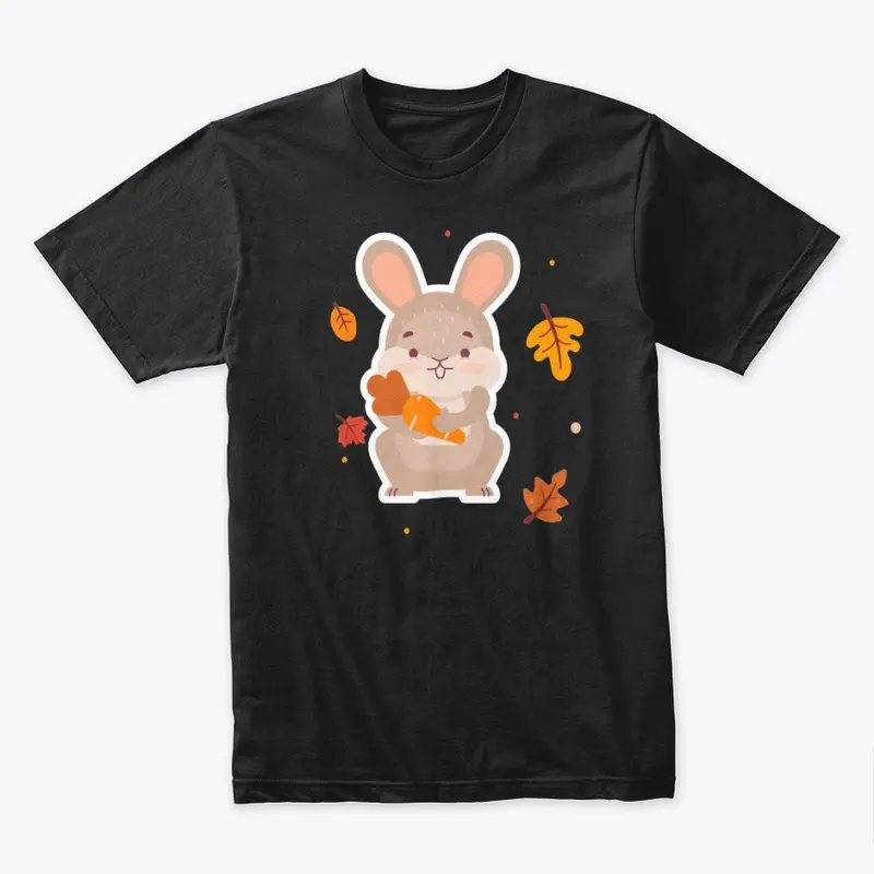 Summer Bunny Animal T-Shirt Design