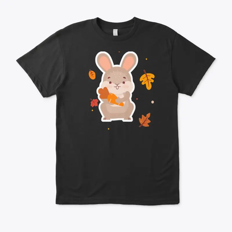 Summer Bunny Animal T-Shirt Design