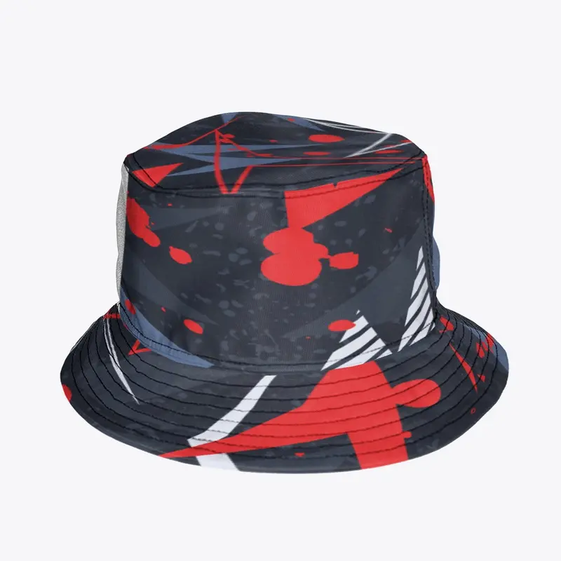 sport pattern red and black combo design