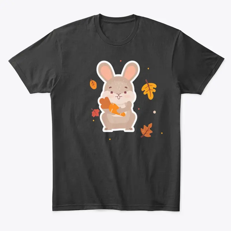 Summer Bunny Animal T-Shirt Design