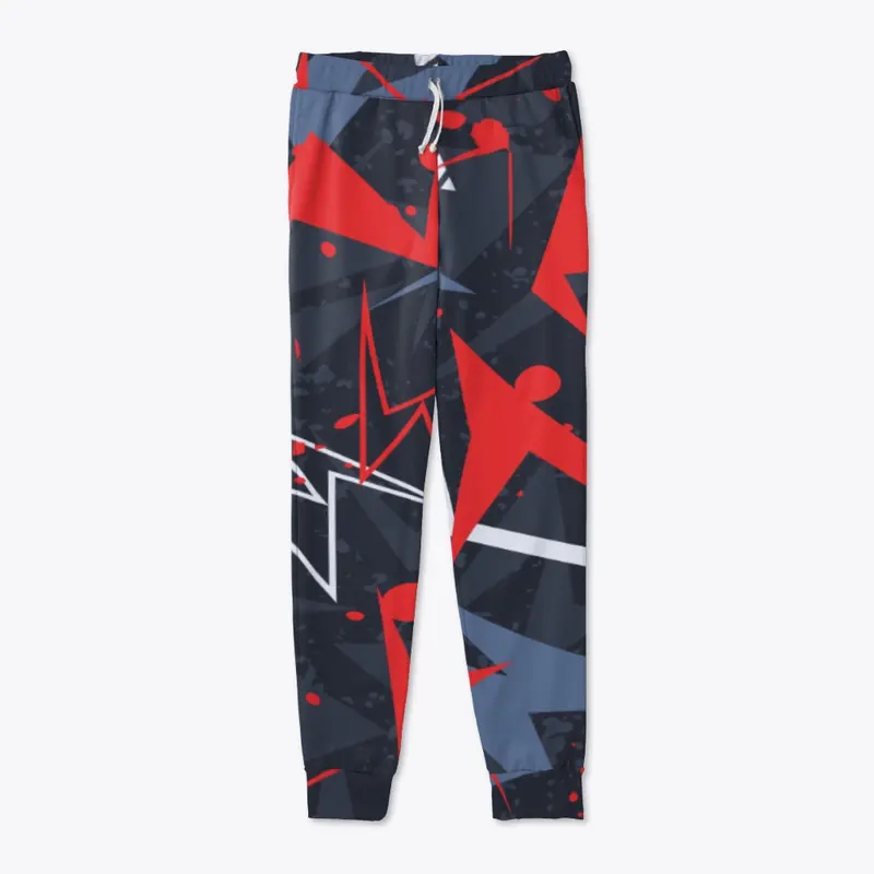 sport pattern red and black combo design