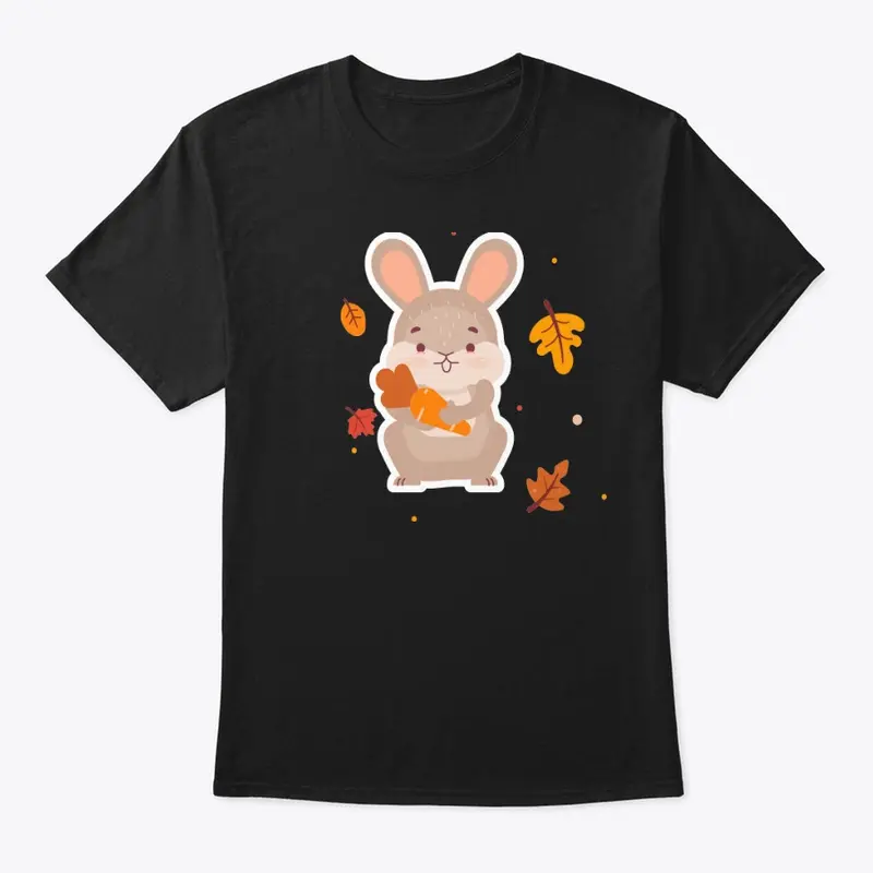 Summer Bunny Animal T-Shirt Design