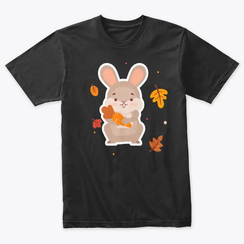 Summer Bunny Animal T-Shirt Design